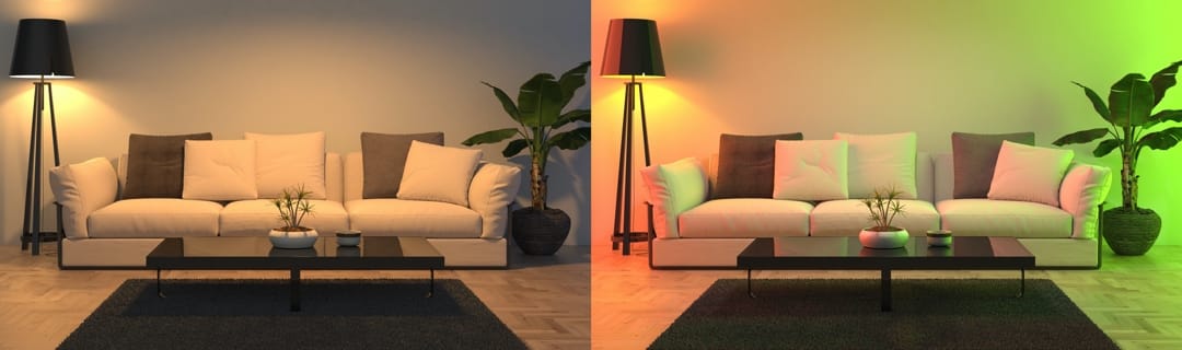 Donnez vie à vos salons et chambres avec un éclairage à LED de couleurs