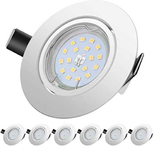 Spots LED Encastrables x6